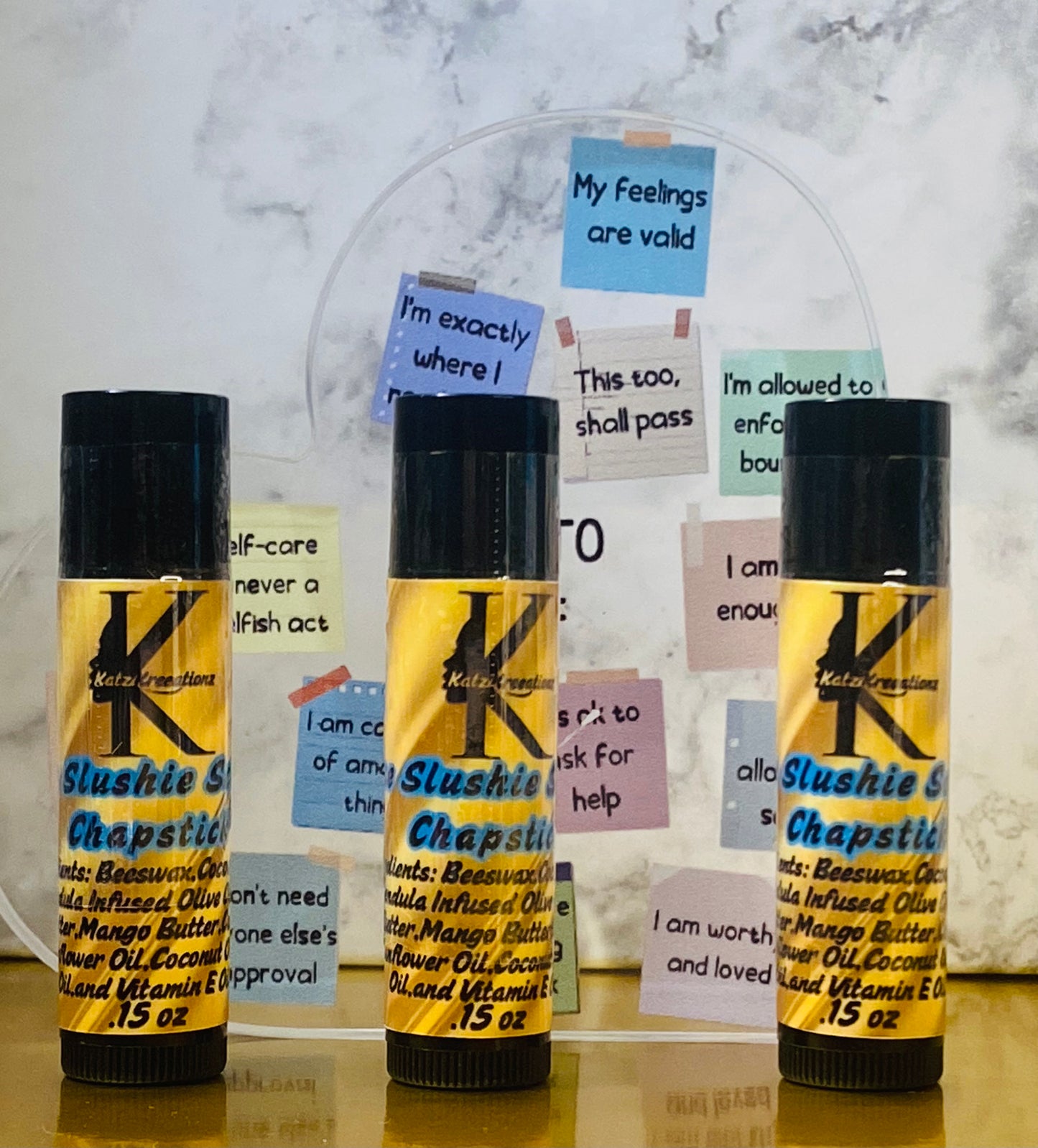 Blue Slushie Scented Hydrating Chapstick – Refreshing & Moisturizing Lip Balm