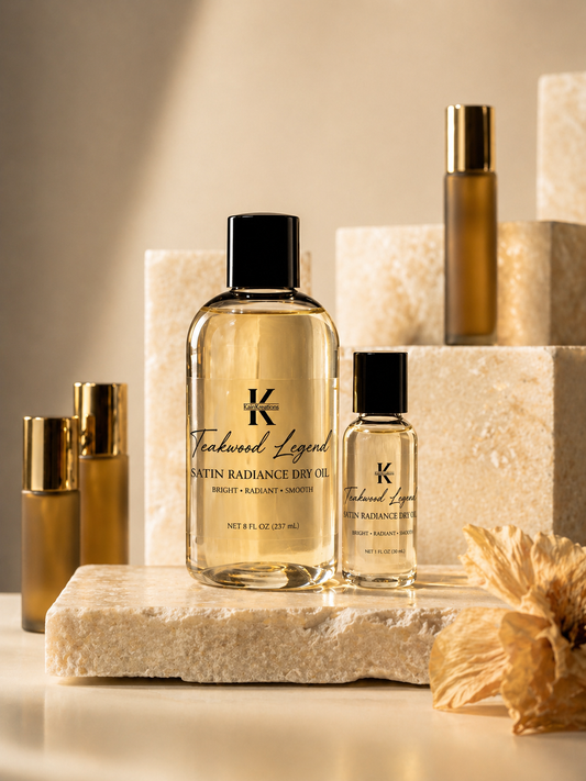 Satin Radiance Dry Body Oil| Full Size 8oz