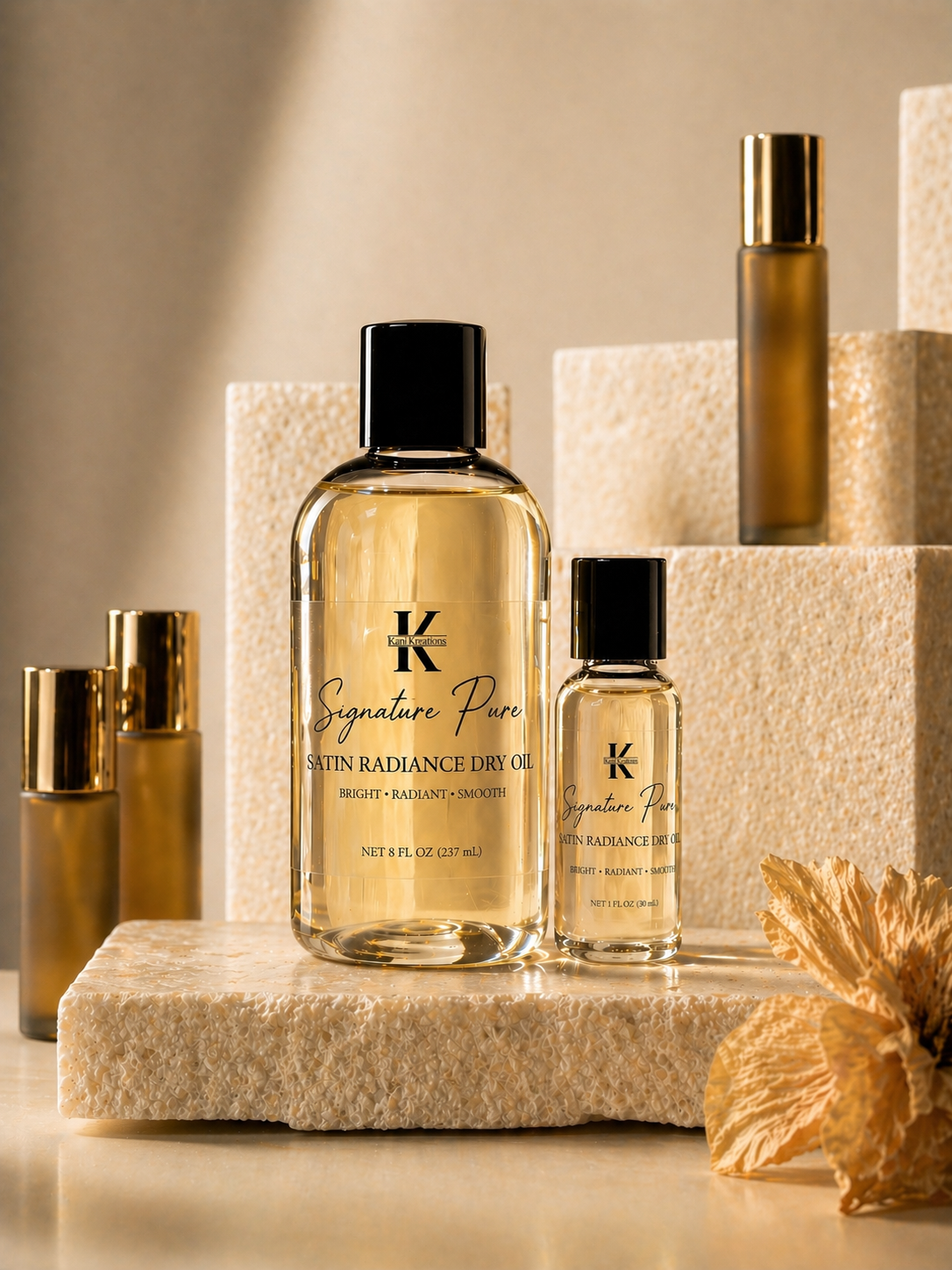 Satin Radiance Dry Body Oil| Mini 1oz