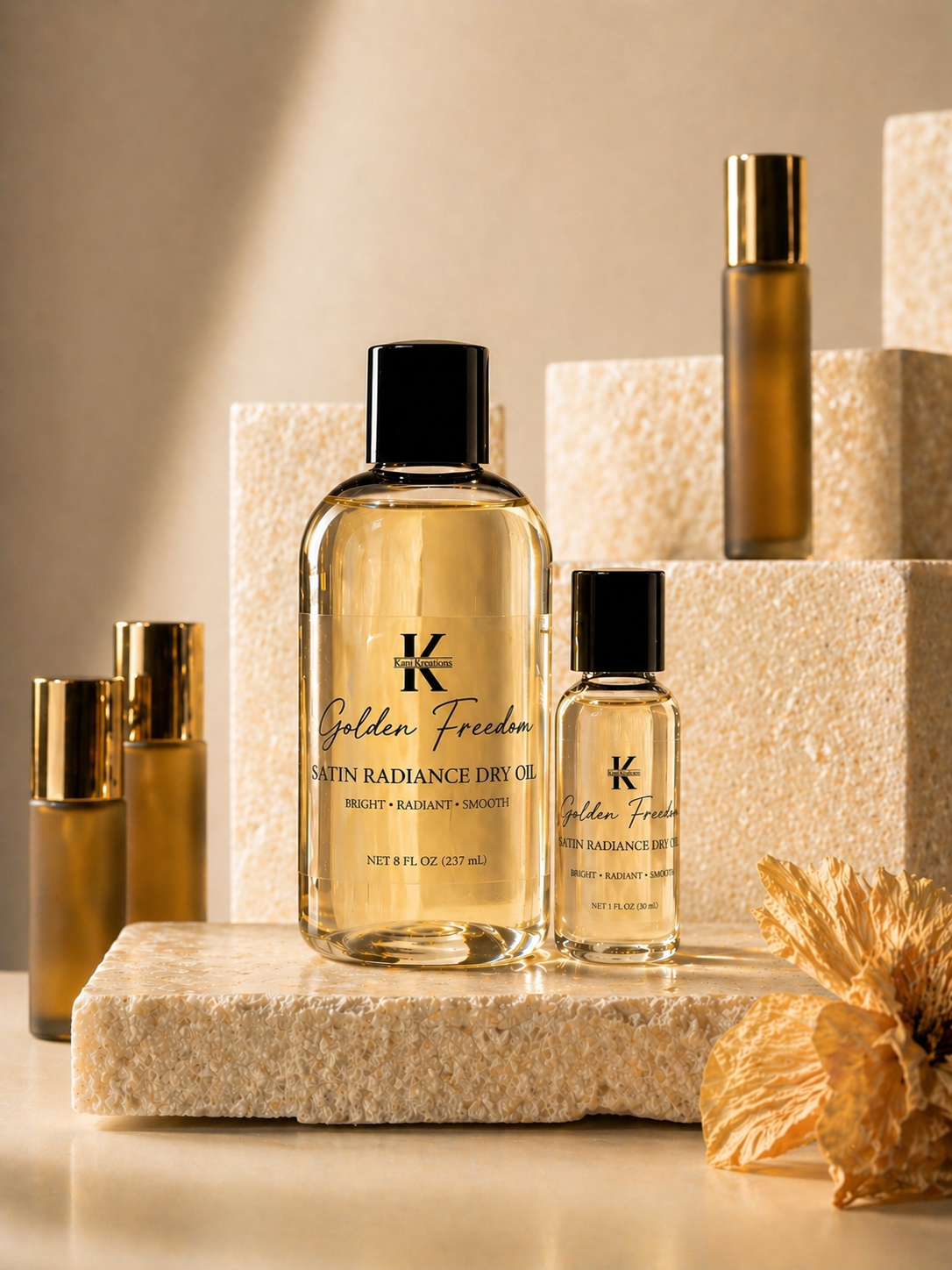 Satin Radiance Dry Body Oil| Mini 1oz